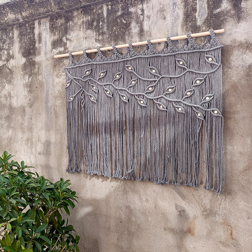 Macrame Wall Hanging Beige 120 | Kelmera