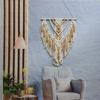 Macrame Wall Hanging Coffee Purple | Kelmera
