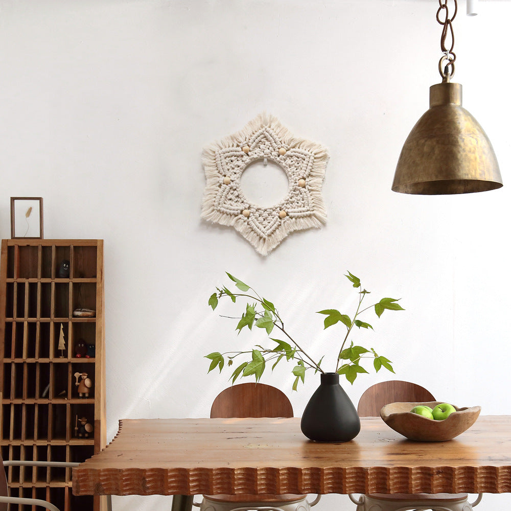 Macrame Wall Hanging Red | Kelmera