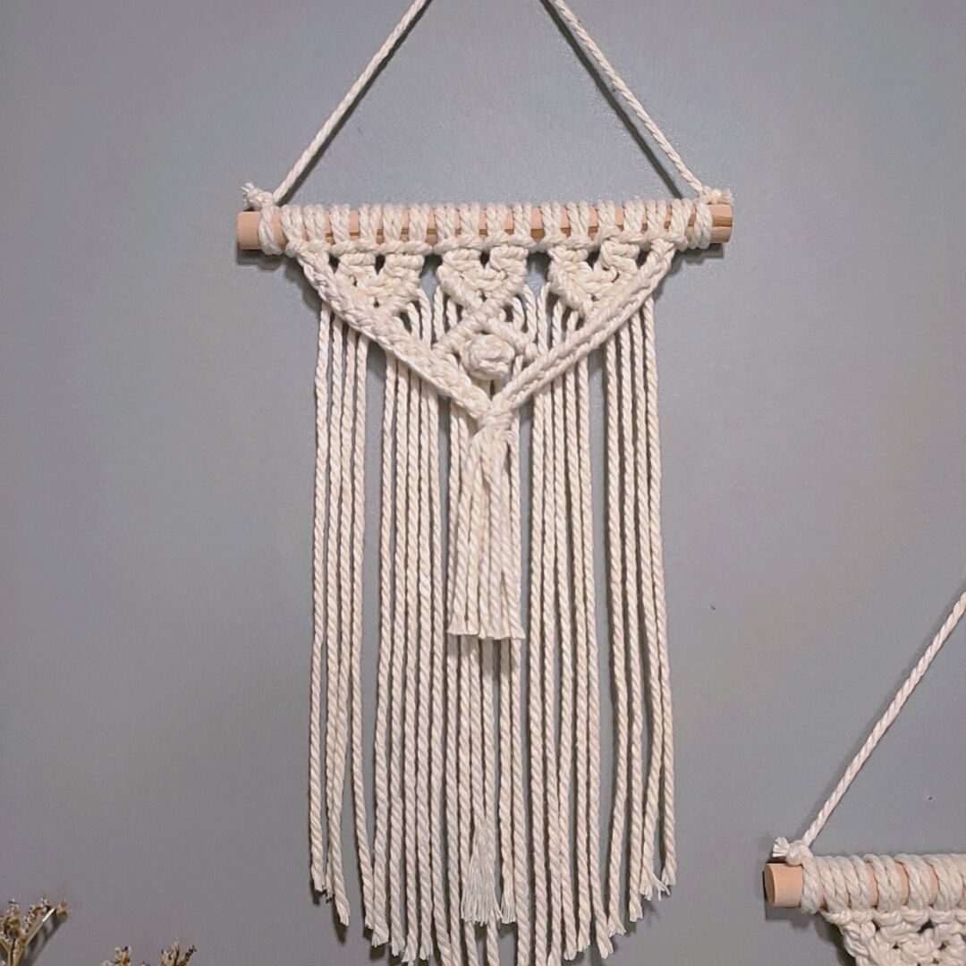 Macrame Wall Hanging Small 8 12 Inch | Kelmera