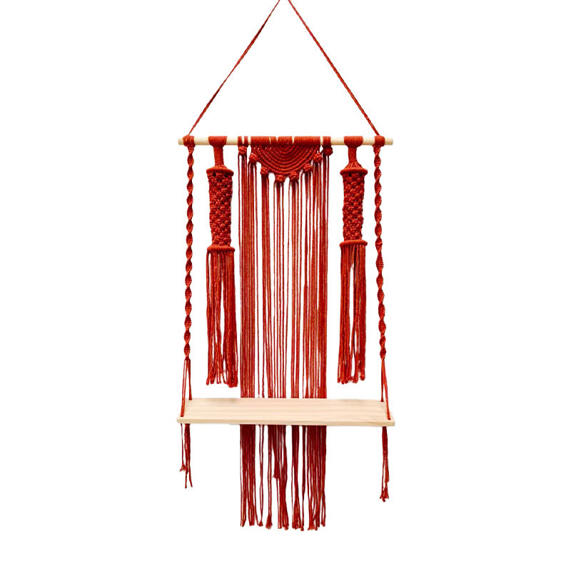 Macrame Wall Hanging Tapestry Shelf | Kelmera