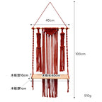 Macrame Wall Hanging Tapestry Shelf | Kelmera