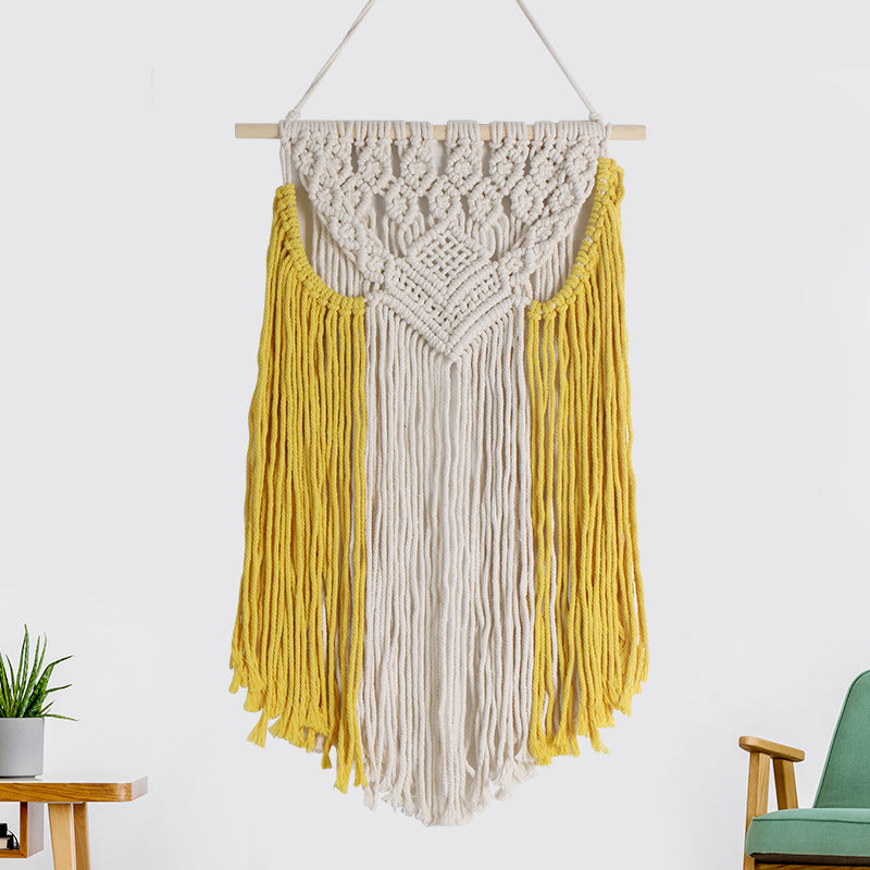 Macrame Wall Hanging White | Kelmera