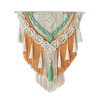 Macrame Wall Hanging White Orange | Kelmera
