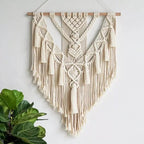 Macrame Wall Hanging White Orange | Kelmera