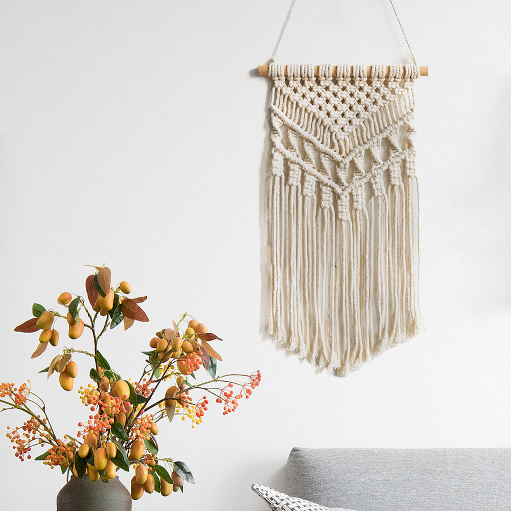 Macrame Wall Hanging with Artistic Fringes | Kelmera