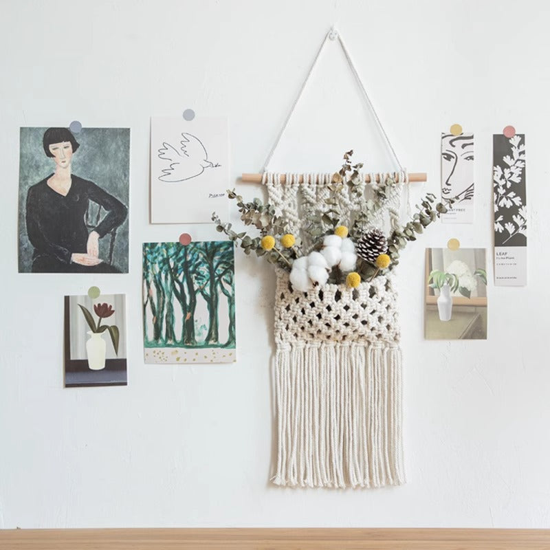 Macrame Wall Hanging with Elegant Fringe Look | Kelmera