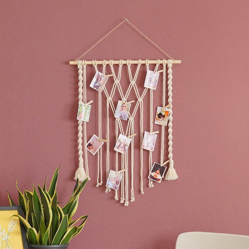 Macrame Wall Hanging with Elegant Fringes and Artistic Design | Kelmera