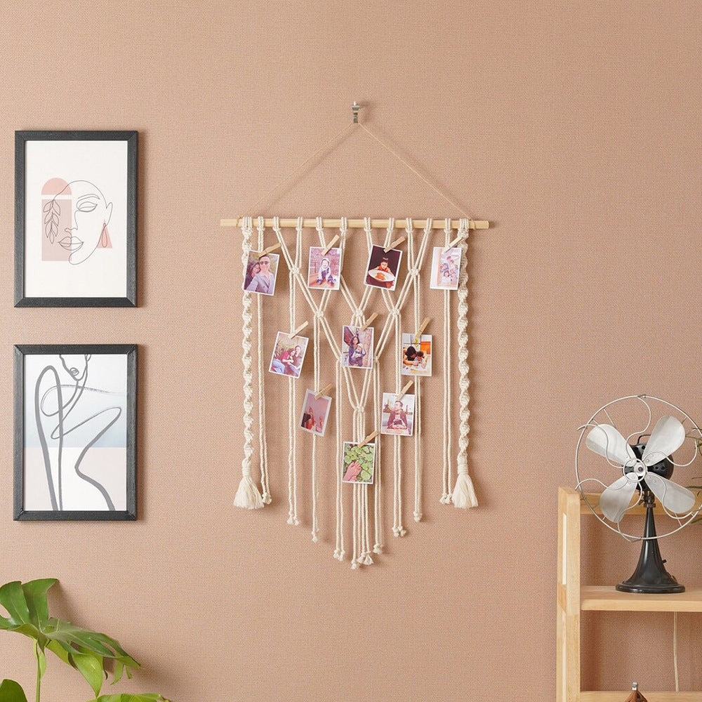Macrame Wall Hanging with Elegant Fringes and Artistic Design | Kelmera