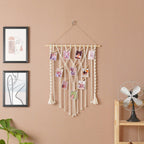 Macrame Wall Hanging with Elegant Fringes and Artistic Design | Kelmera