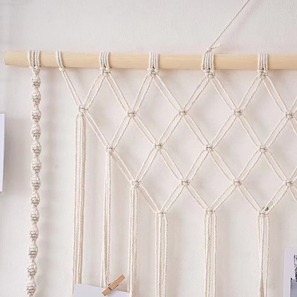 Macrame Wall Hanging with Elegant Fringes and Artistic Design | Kelmera