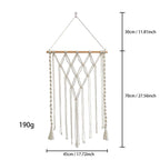 Macrame Wall Hanging with Elegant Fringes and Artistic Design | Kelmera