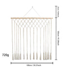 Macrame Wall Hanging with Elegant Fringes and Artistic Design | Kelmera