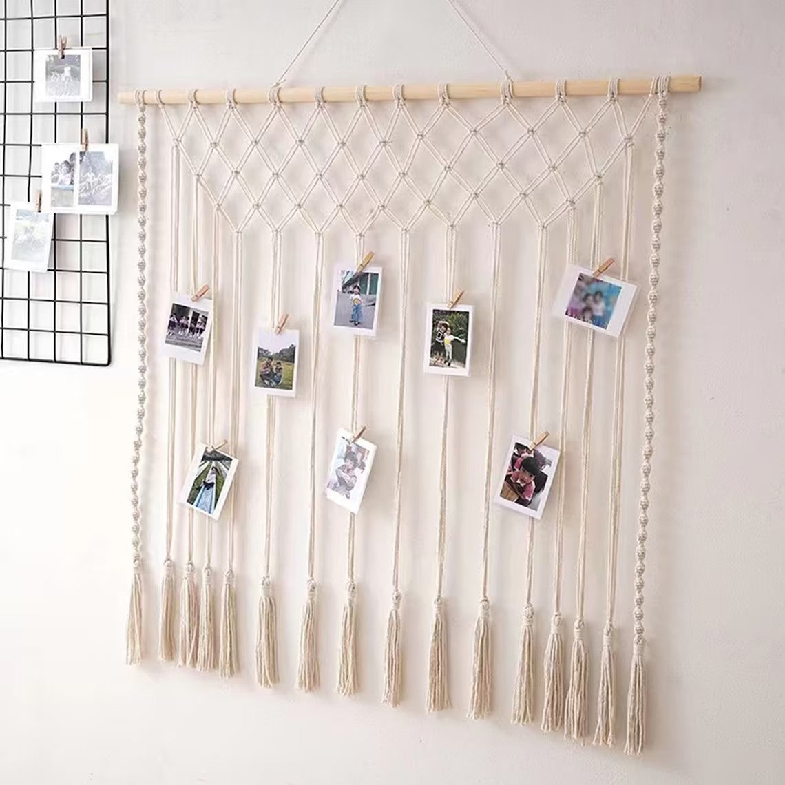 Macrame Wall Hanging with Elegant Fringes and Artistic Design | Kelmera