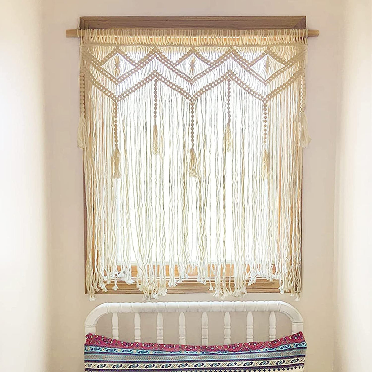 Macrame Wall Hanging with Elegant Fringes | Kelmera