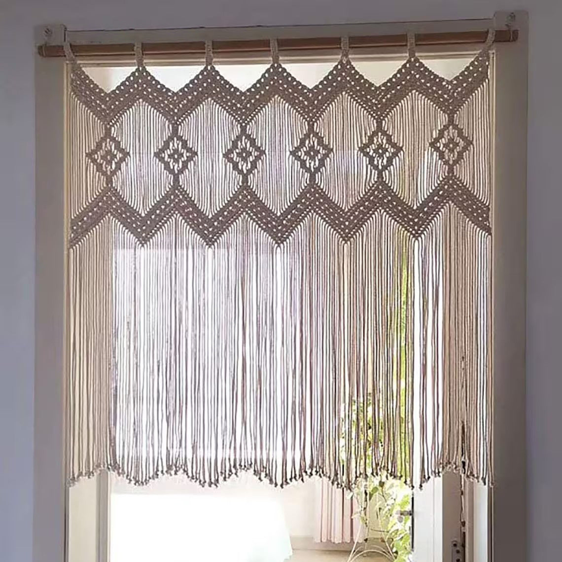 Macrame Wall Hanging with Elegant Fringes | Kelmera