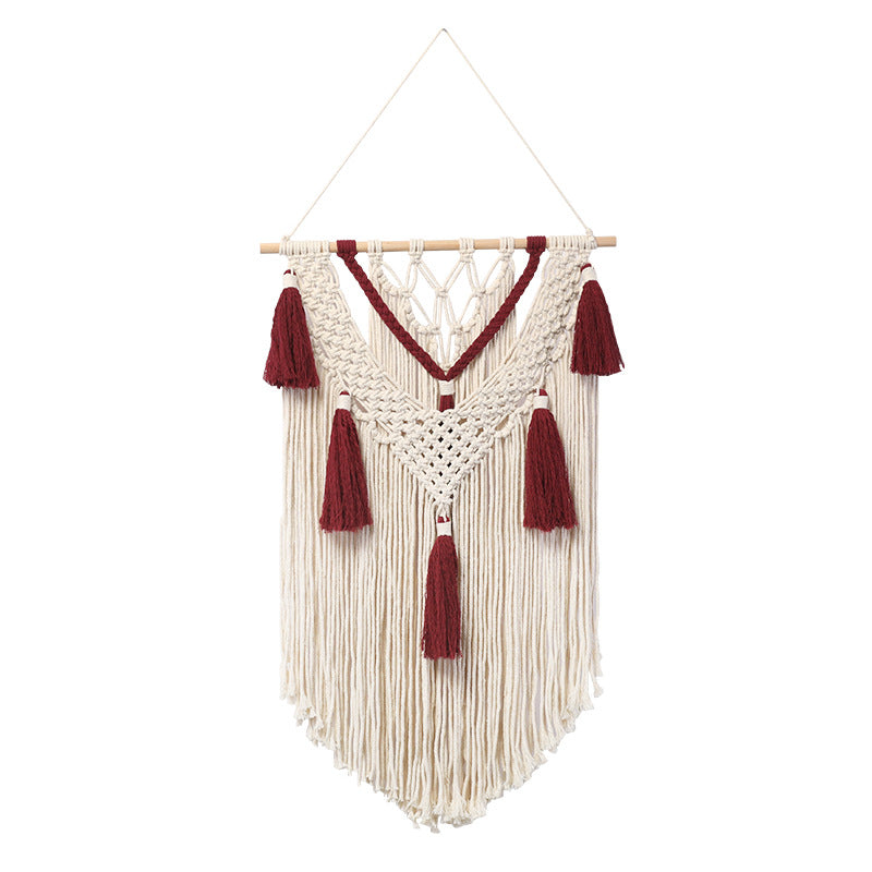 Macrame Wall Hanging with Fringe and Tassels | Kelmera