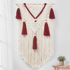 Macrame Wall Hanging with Fringe and Tassels | Kelmera