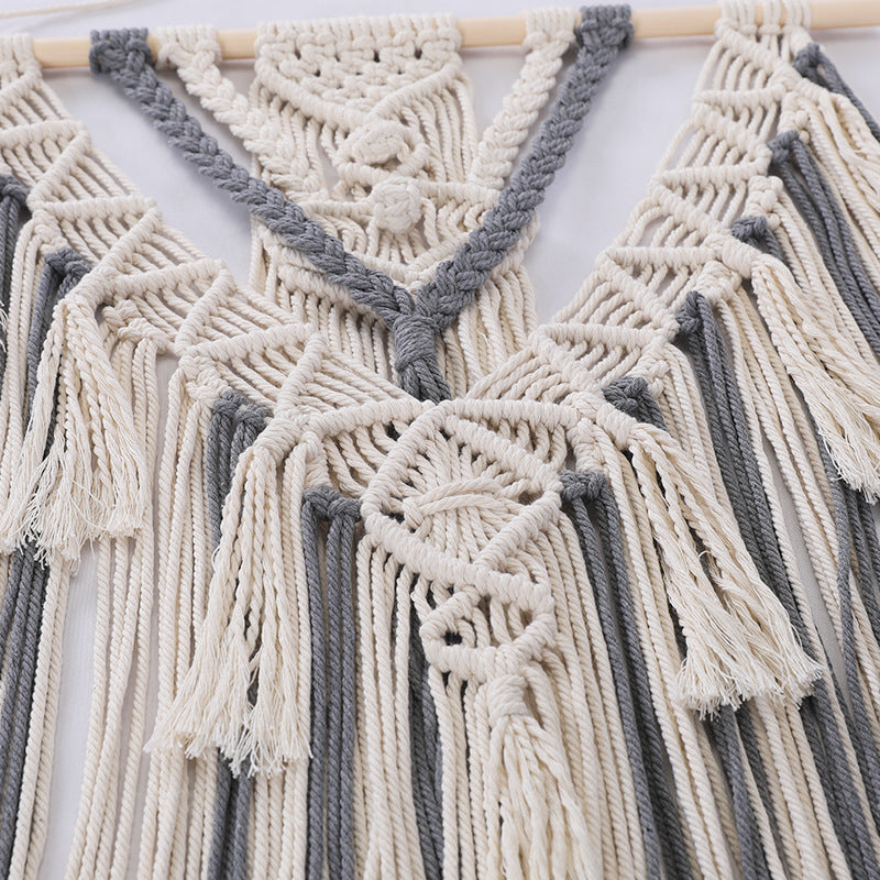 Macrame Wall Hanging with Fringes | Kelmera