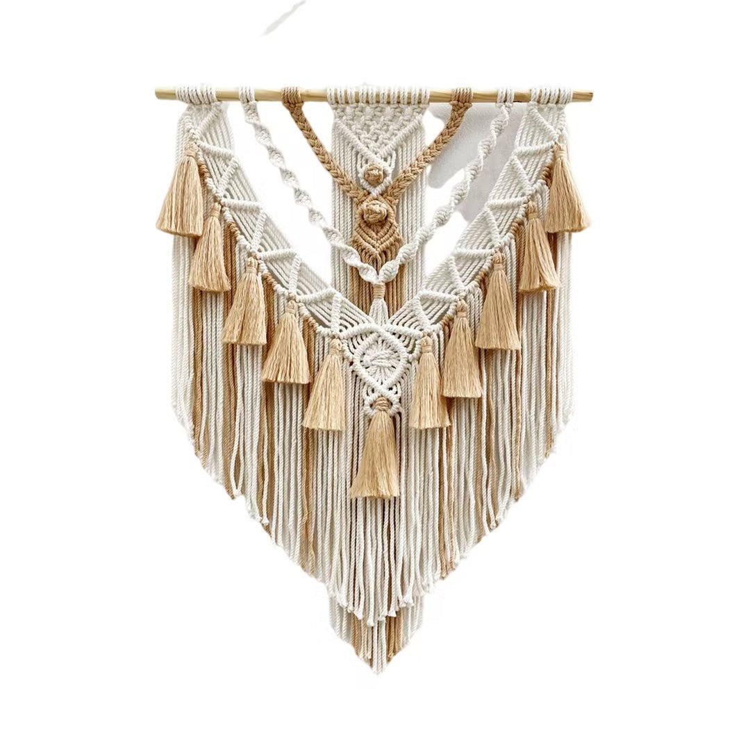 Macrame Wall Hanging with Fringes | Kelmera