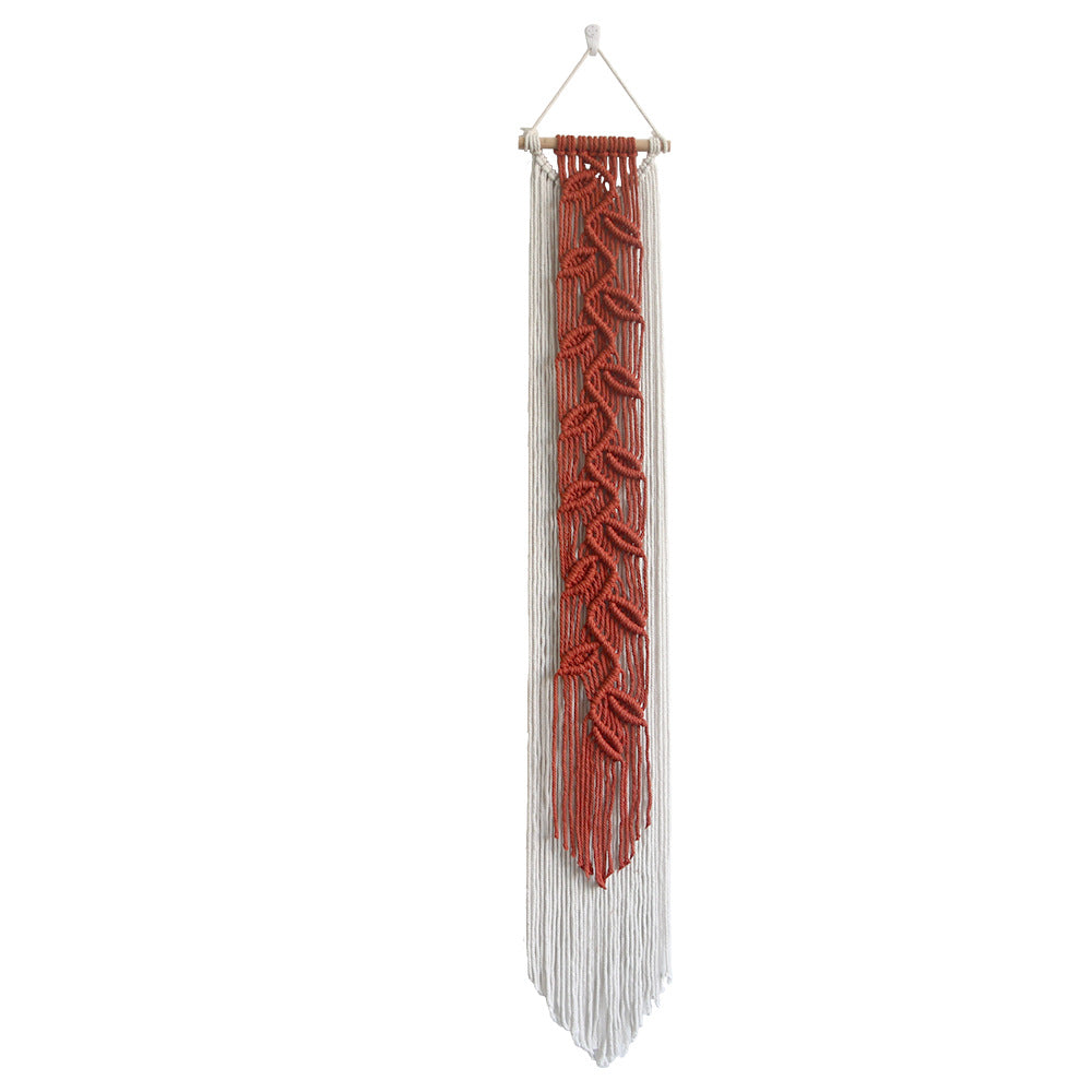 Macrame Wall Hanging with Leaf Pattern | Kelmera