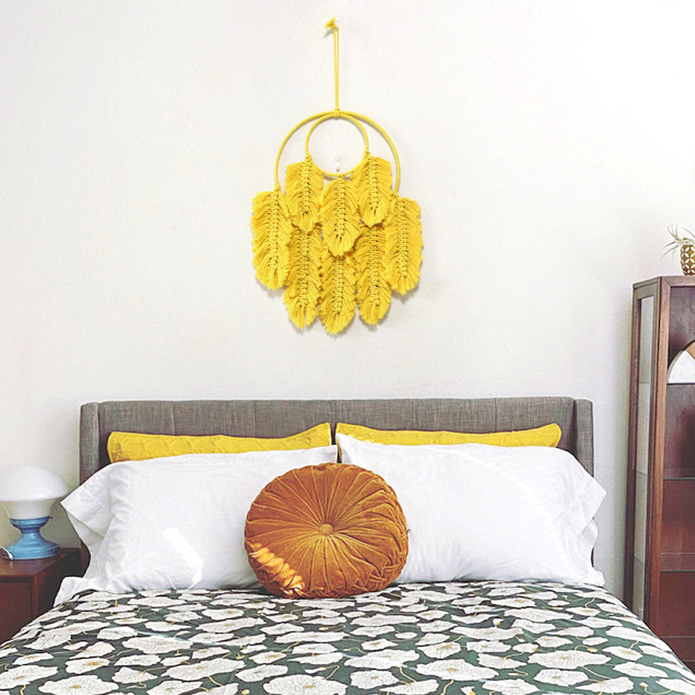 Macrame Wall Hanging Yellow Green | Kelmera