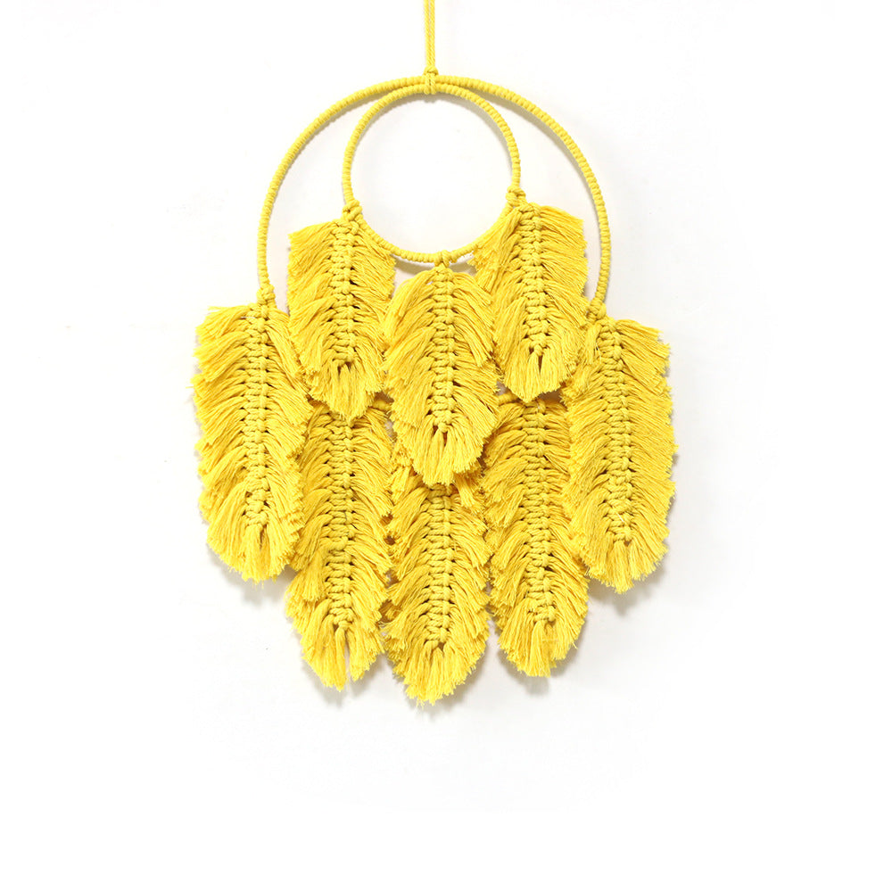 Macrame Wall Hanging Yellow Green | Kelmera