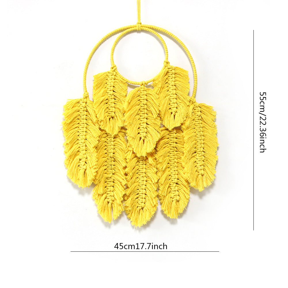 Macrame Wall Hanging Yellow Green | Kelmera
