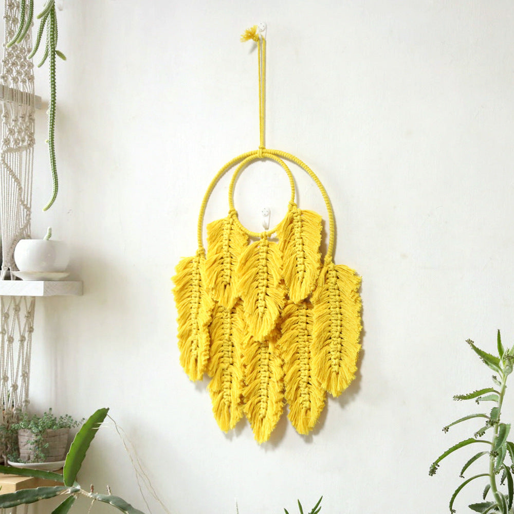 Macrame Wall Hanging Yellow Green | Kelmera