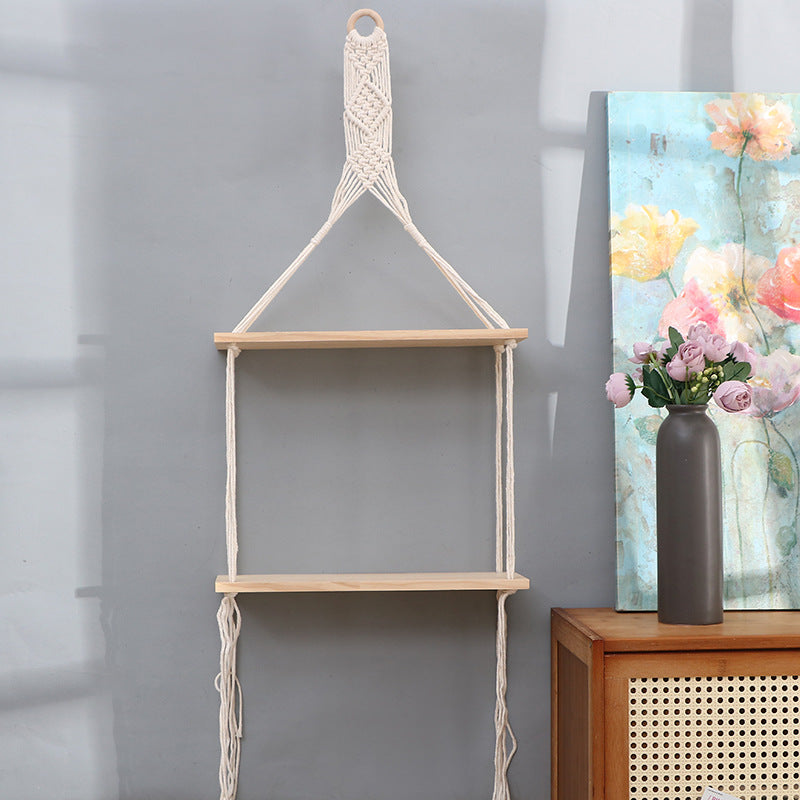 Macrame Wall Mounted Shelf | Kelmera