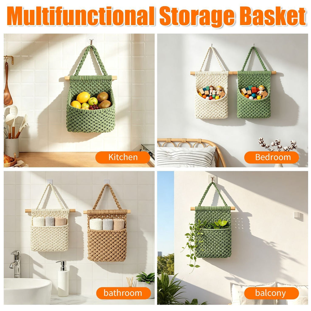 Macrame Wall Organizer | Kelmera