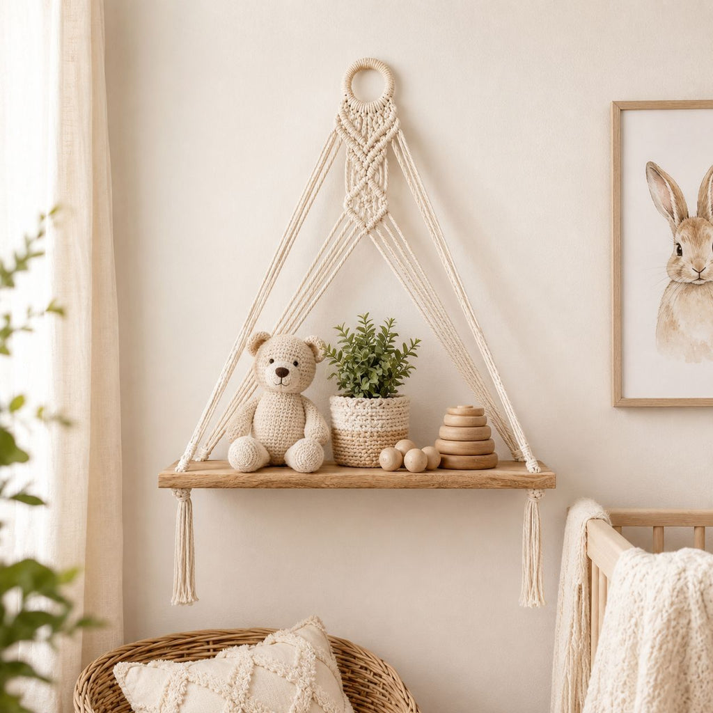 Macrame Wall Shelf | Kelmera