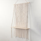 Macrame Wall Shelf with Hanger | Kelmera