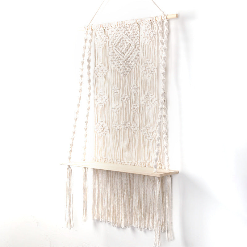 Macrame Wall Shelf with Hanger | Kelmera