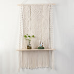 Macrame Wall Shelf with Hanger | Kelmera