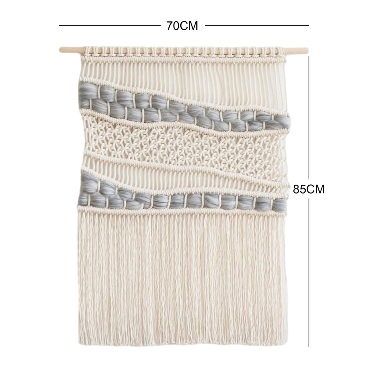 Macrame Wall Tapestry Decor | Kelmera