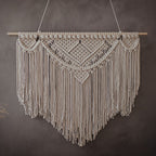 Macrame Wall Tapestry with Artistic Fringes | Kelmera