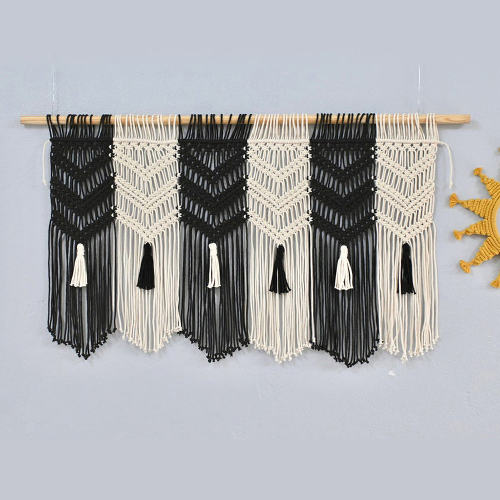 Macrame Wall Tapestry with Decorative Tassels | Kelmera