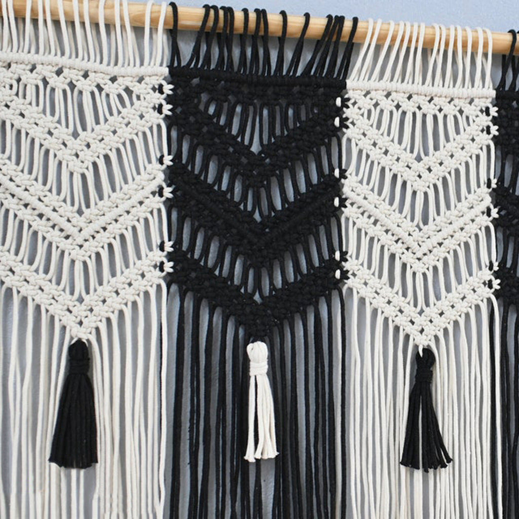 Macrame Wall Tapestry with Decorative Tassels | Kelmera