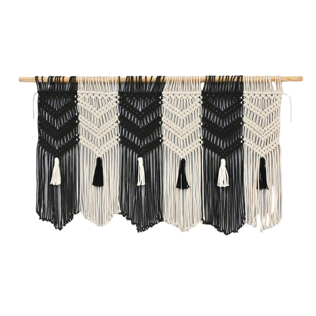 Macrame Wall Tapestry with Decorative Tassels | Kelmera