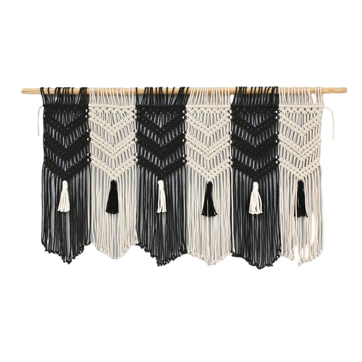 Macrame Wall Tapestry with Decorative Tassels | Kelmera