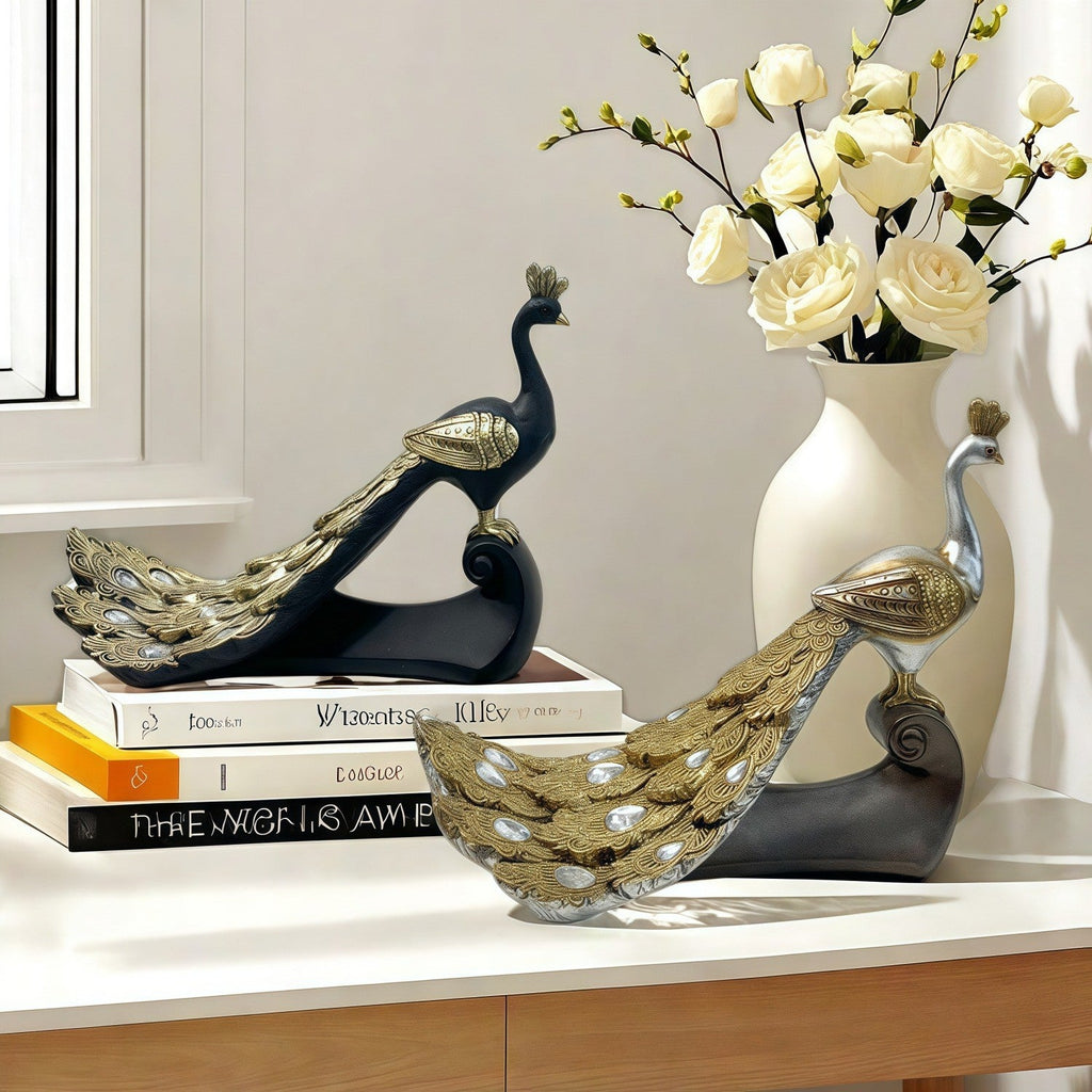 Majestic Peacock Decor Sculpture | Kelmera