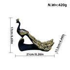 Majestic Peacock Decor Sculpture | Kelmera