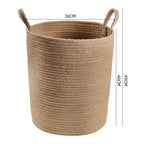 Manufactured Natural Fiber Storage Basket | Kelmera