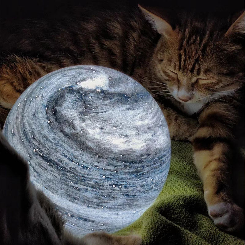 Marble Vortex Orb LED Table Lamp | Kelmera