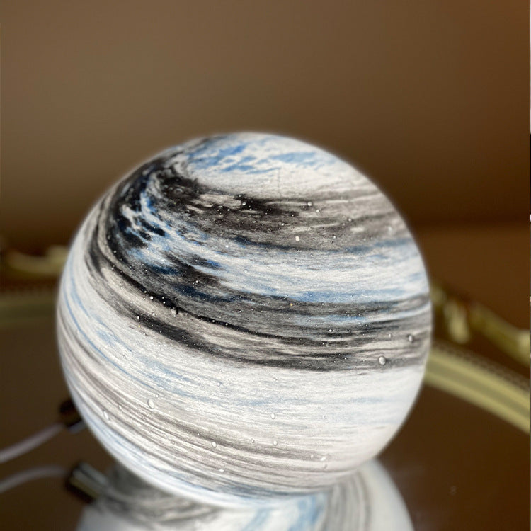 Marble Vortex Orb LED Table Lamp | Kelmera
