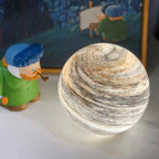 Marble Vortex Orb LED Table Lamp | Kelmera
