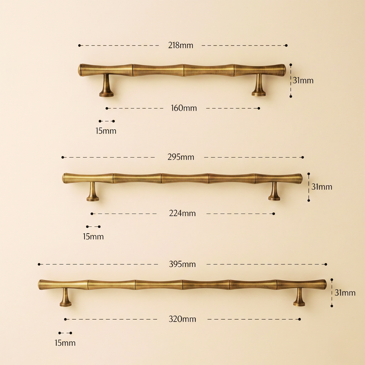 Marevra Solid Brass Cabinet Handle