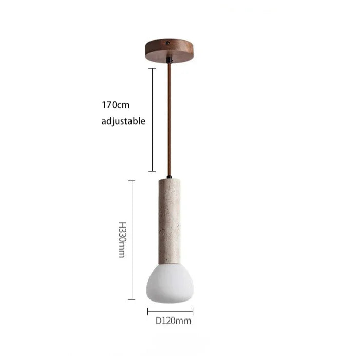 Melbanta Travertine Pendant Lamp
