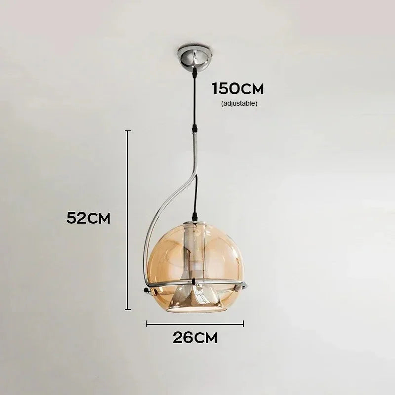 Melneda Glass Pendant Light